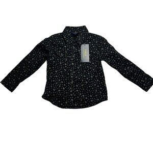 Polo Ralph Lauren New Black Pearl Snap Shirt Size 2T